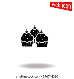 Cupcake icon.
