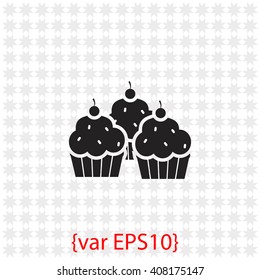 Cupcake icon.