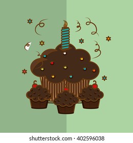 cupcake icon design