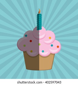 cupcake icon design