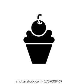 cupcake icon design vector template