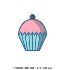 cupcake icon design vector template