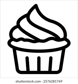 Cupcake Icon Element For Design