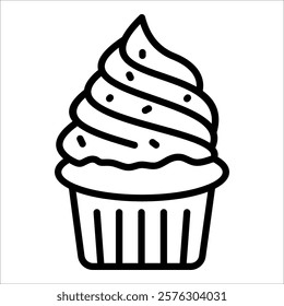 Cupcake Icon Element For Design