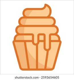 Cupcake Icon Element For Design