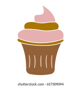 cupcake icon flt color