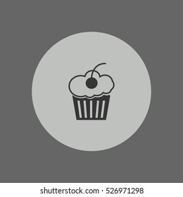 cupcake icon illustraion vector, can be used for web and mobile design