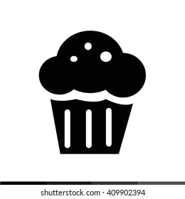 Cupcake Icon Illustration design