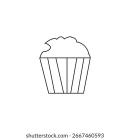 Cupcake Symbol Illustration Element Design