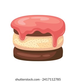 Cupcake Icon Illustration. Vektordesign