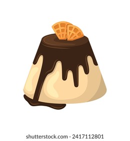 Ilustración del icono de la tarta. Diseño de vectores
