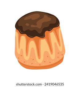 Ilustración del icono de la tarta. Diseño de vectores