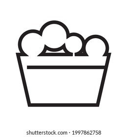 cupcake icon or logo vector illustration of isolated sign symbol, vector illustration with high quality black outline.