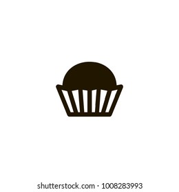 cupcake icon. sign design
