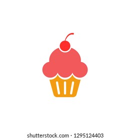 Cupcake Icon Vector