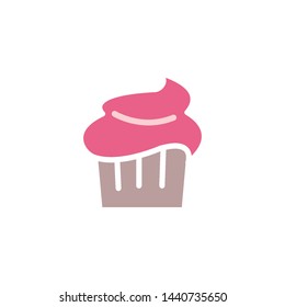 cupcake icon vector design template