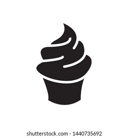 cupcake icon vector design template