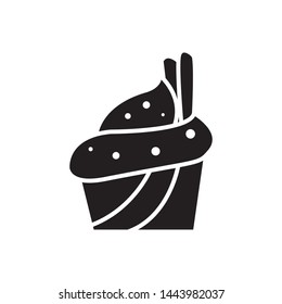 cupcake icon vector design template