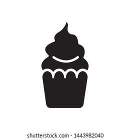 cupcake icon vector design template