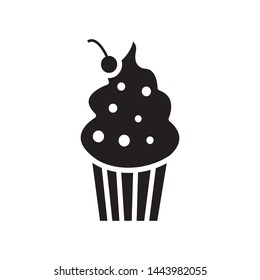 cupcake icon vector design template