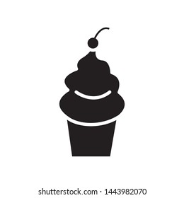 cupcake icon vector design template