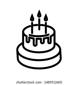Cupcake icon vector design template