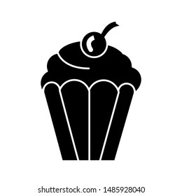 cupcake icon vector design template