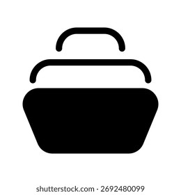 Cupcake-Symbol, Vektorsymbol, Entwurfsgrafik