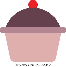 Cupcakes auf weißem Hintergrund einzeln