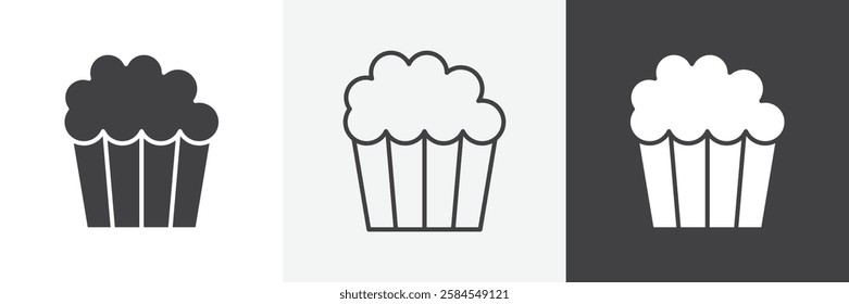 Cupcake icons graphics pack vectors.