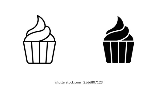 Cupcake icons pack for apps and web UI designs