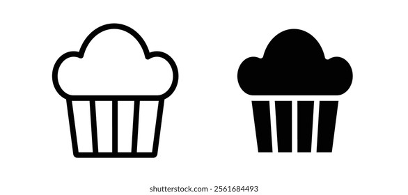 Cupcake icons for web ui designs