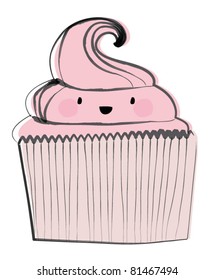 cupcake illustration