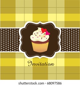  Cupcake Invitation Background 01