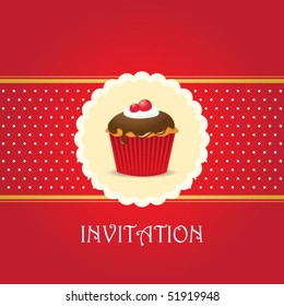 cupcake invitation background 05