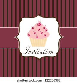 cupcake invitation background