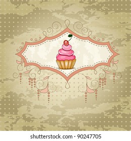 cupcake invitation background