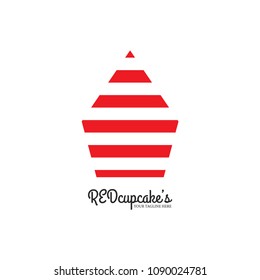 cupcake logo design vector