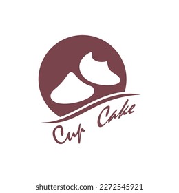 Cupcake Logo design vector illustration template. Cupcake bakery icon.cake store,caker shop ,vector