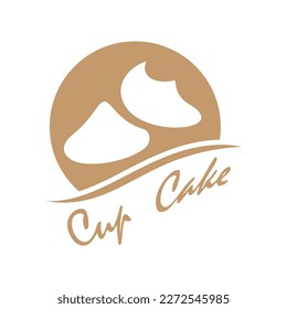 Cupcake Logo design vector illustration template. Cupcake bakery icon.cake store,caker shop ,vector