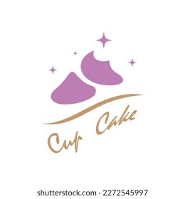 Cupcake Logo design vector illustration template. Cupcake bakery icon.cake store,caker shop ,vector
