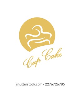 Cupcake Logo design vector illustration template. Cupcake bakery icon.cake store,caker shop ,vector
