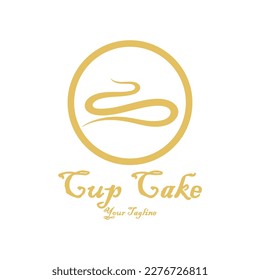 Cupcake Logo design vector illustration template. Cupcake bakery icon.cake store,caker shop ,vector