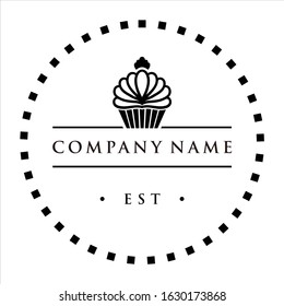 CupCake Logo Design Vector Templates.