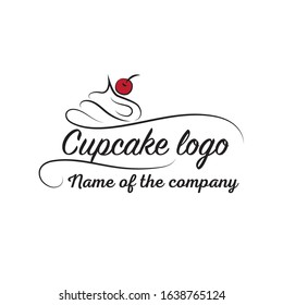 cupcake logo for dessert store