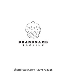 logotipo de cupy diseño de icono plano imagen de vector aislado negro