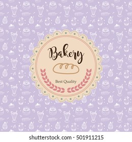 cupcake logo and pattern