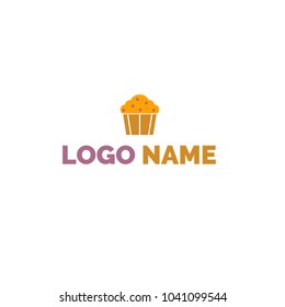 Cupcake logo, logo suitable for coffee house, coffee shops for sale and more