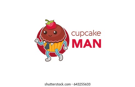 Cupcake Man Logo