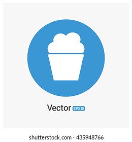 Cupcake muffin icon